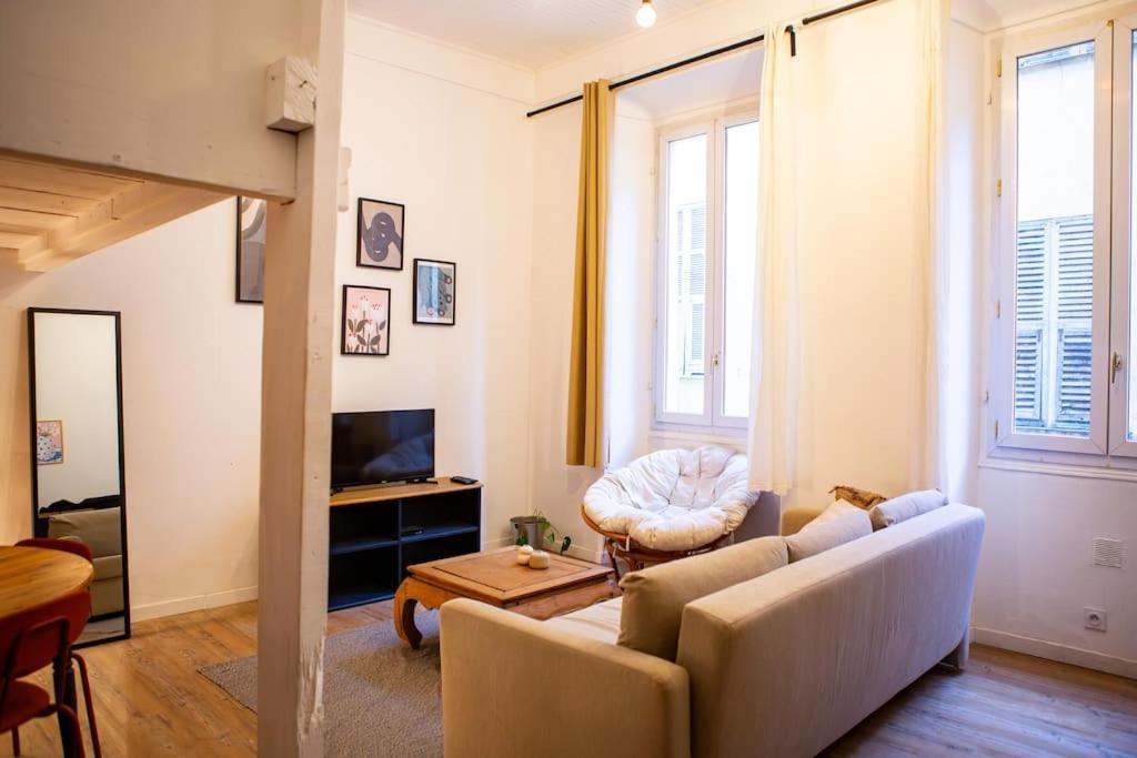 Appartement La Mezzanine Nice Bagian luar foto
